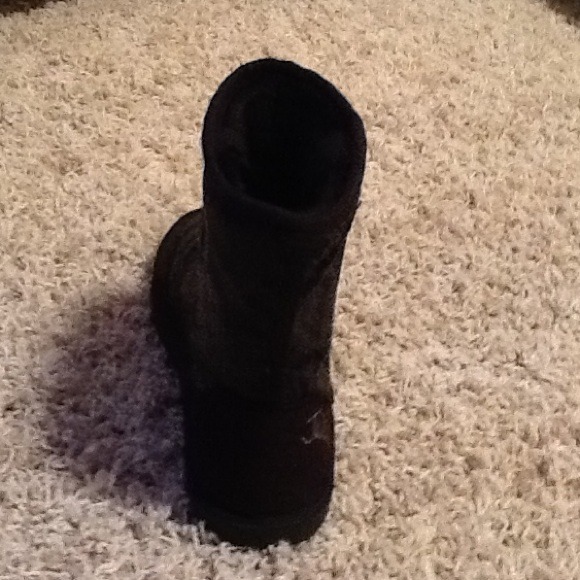 Black sequin justice boots size 4 - Picture 2 of 3