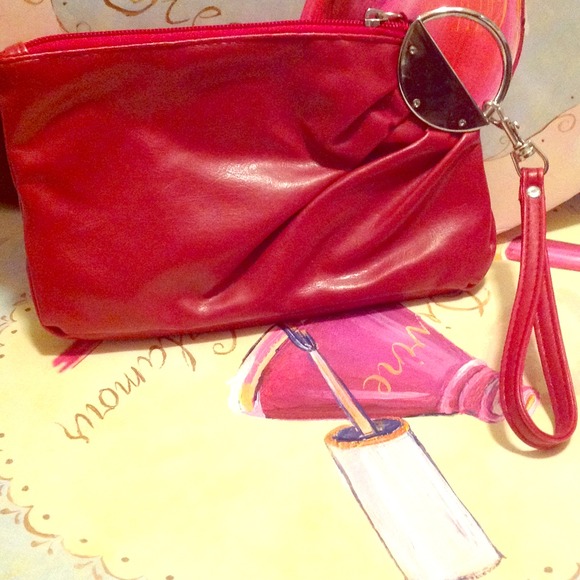 Brand New Adorable Red Wristlet