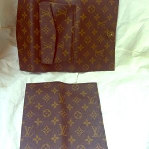 Vintage Louis Vuitton  monogram checkbook wallet