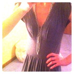 NWT Grey Sleeveless Romper