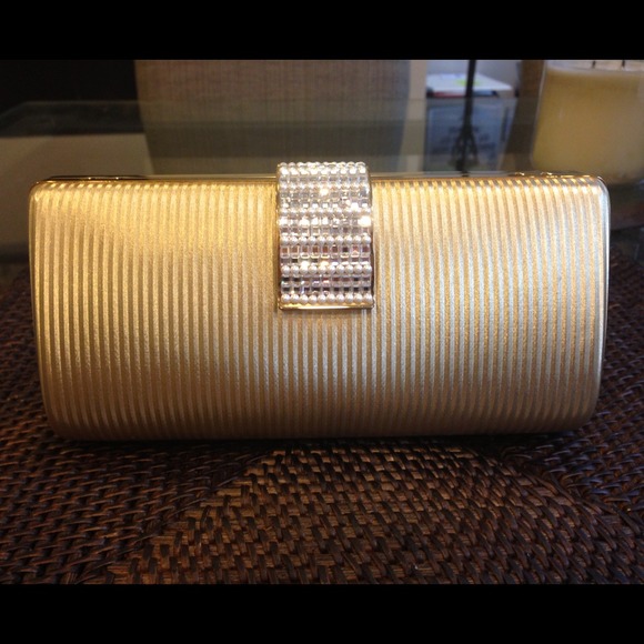 Beautiful gold clutch