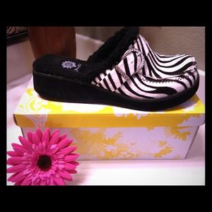Yellow Box Zebra Clogs