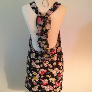 Ruffle Racer back tank