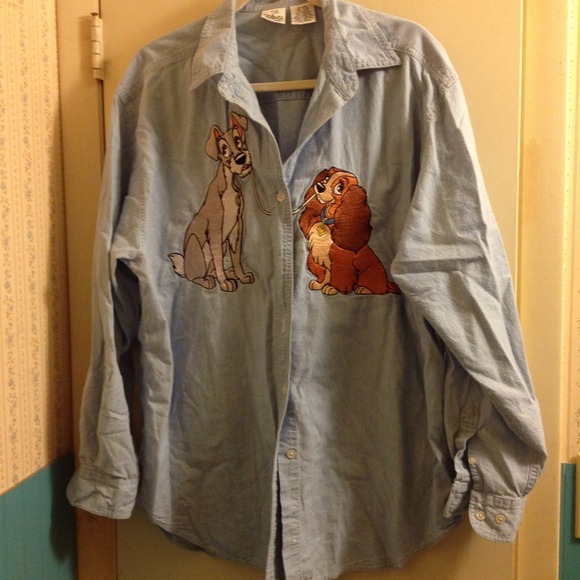 Lady and the Tramp - chambray shirt