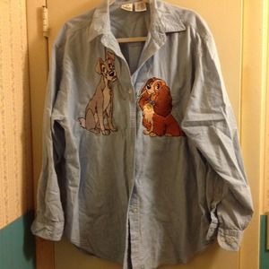 Lady and the Tramp - chambray shirt