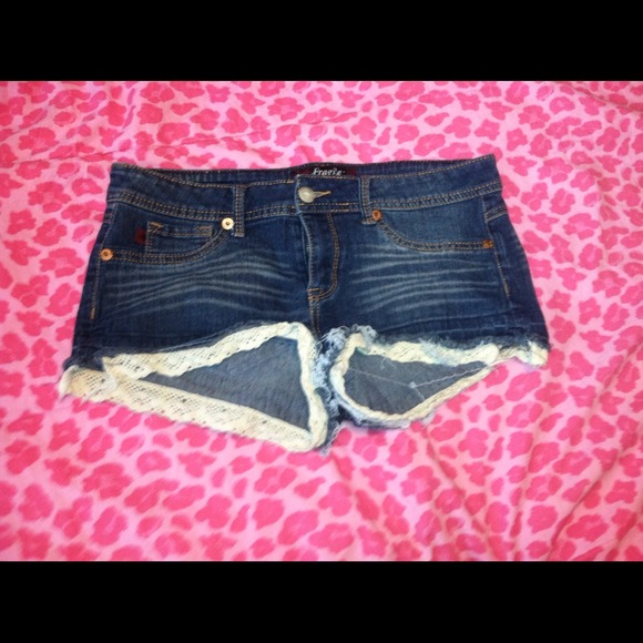 Lace shorts. Very cute