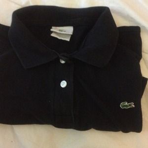 Lacoste black ladies polo 42