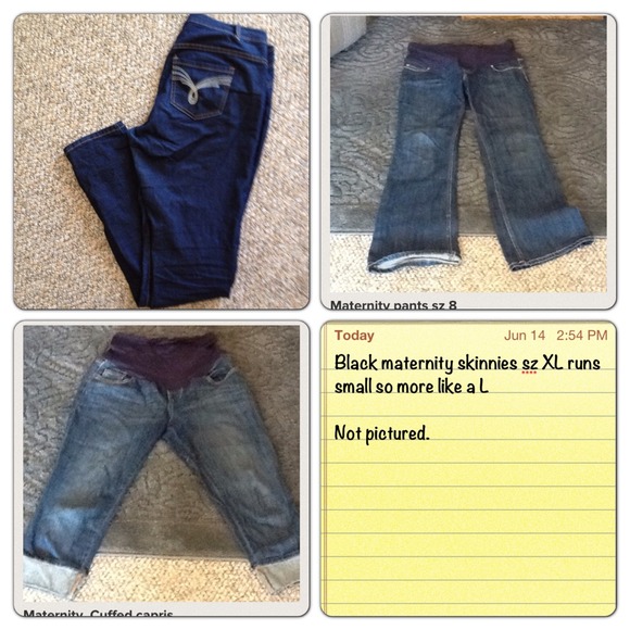 🚫🚫🚫SOLD. Bundle of four maternity pants