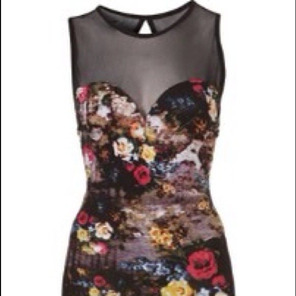 HOSTPICK: "Blake" Floral Sheer Dress - Picture 2 of 3