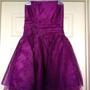 Magenta dress, Jessica McClintock for Gunne Sax