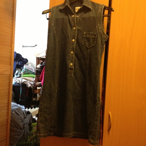 Sports Denim shirt dress