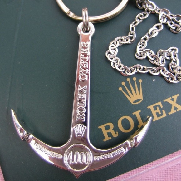 rolex jewelry authentic anchor charm key ring poshmark
