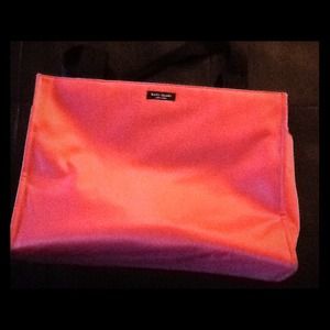Kate Spade pink canvas diaper bag