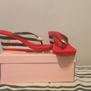 Juicy Couture Wedge Sandals for @ktanderson88