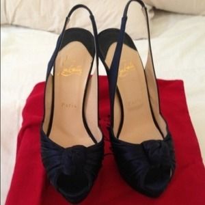 Authentic Christian Louboutin Jenny satin s38