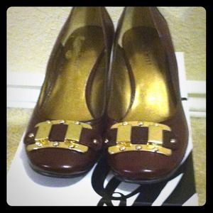 Nine West wedges.