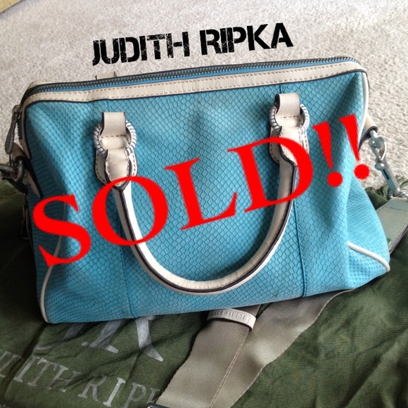 SOLD IN BUNDLE!!! Judith Ripka Leather Satchel