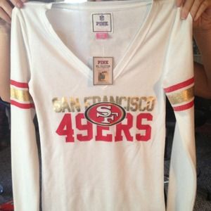 NWT 49ers Shirt VS Pink Limited Edition ❤💛🏉