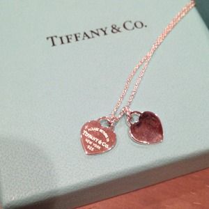 Authentic new in box Tiffany heart necklace