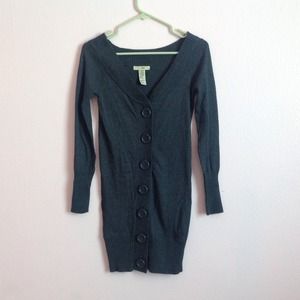 Long dark gray cardigan💕