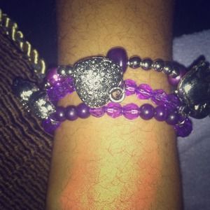New Purple charm bracelet!