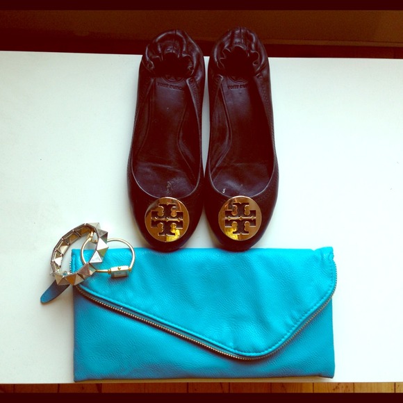 Teal clutch