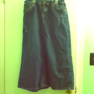 Blue Jean Skirt
