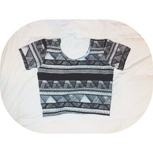 AA COTTON SPANDEX JERSEY CROP TOP