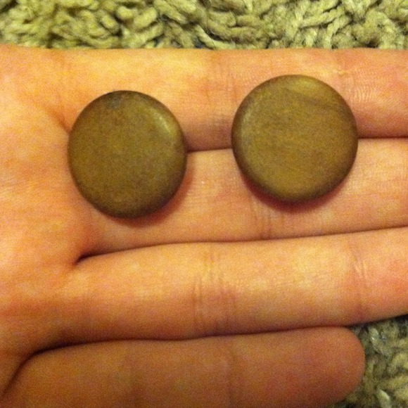 Brown Wooden studs.