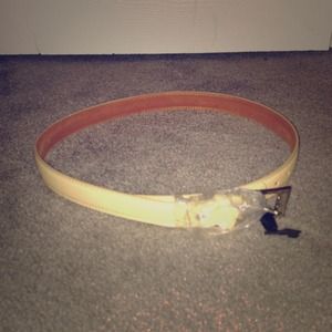 Genuine Leather Tan Belt