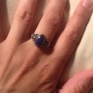 Genuine lapis lazuli 925 ring
