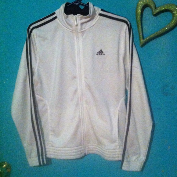 White adidas jacket