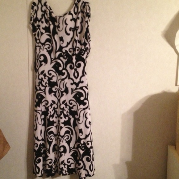 Vintage printed dress