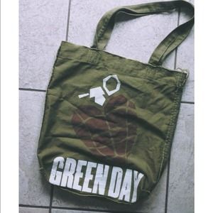 Green Day tote bag