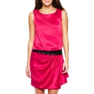🔺Satin fiesta Rose dress🔺