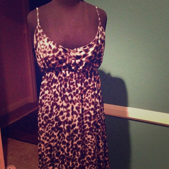 Animal print maxi dress NORDSTROM BRAND