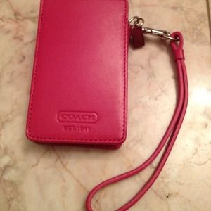 Price Reduced Authentic Coach Mini IPod Case