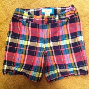 Plaid Cherokee shorts!!
