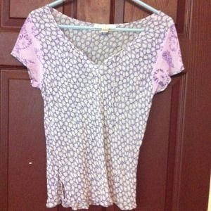 Flowered top and skirt in a bundle