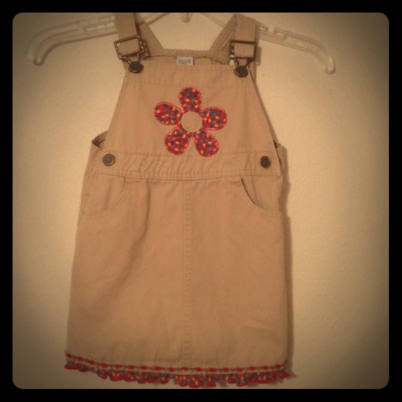 Little girls overall style dress size 4