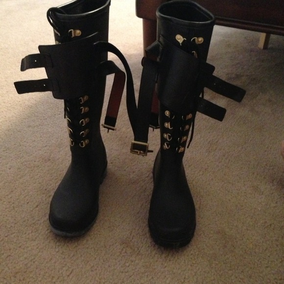 Authentic Tory Burch Rubber boots