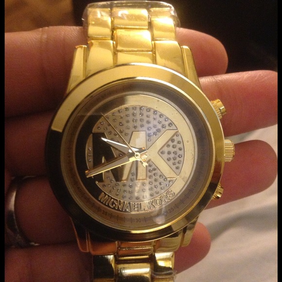 Mk watch gold