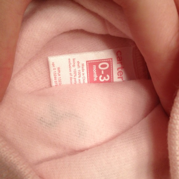 Girly Set 0-3M kitty hat, 9-12M shoes - Picture 3 of 4