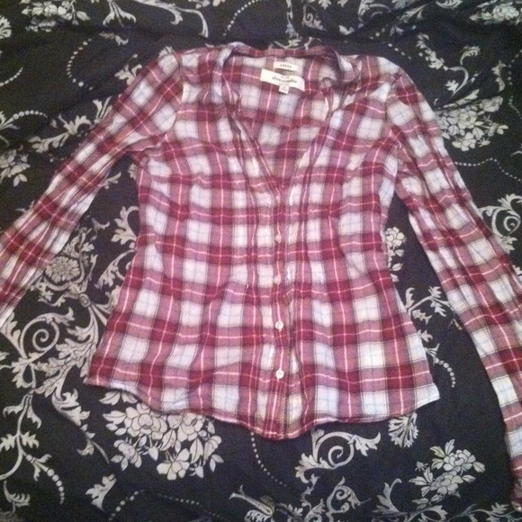 🚫Traded🚫 abercrombie plaid shirt