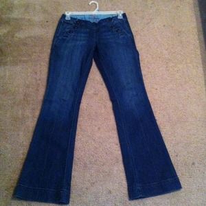 Never worn lucky brand wide leg jeans
