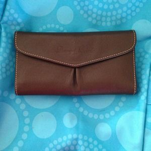 Genuine brown leather Dooney and Bourke wallet