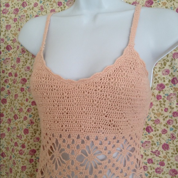Tops - Hand crochet tank Tops - Hand crochet tank