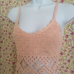 Tops - Hand crochet tank Tops - Hand crochet tank