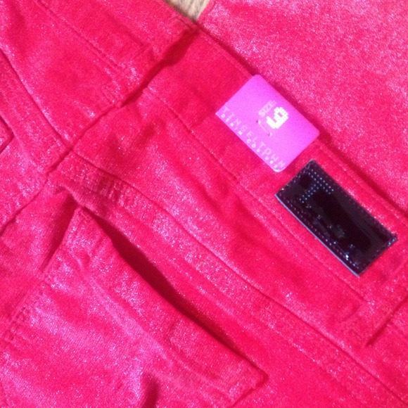 Red skinny corduroys! - Picture 3 of 3