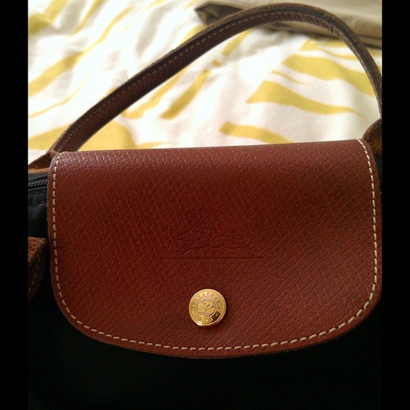 *sold*authentic small black longchamp le pliage - Picture 2 of 4